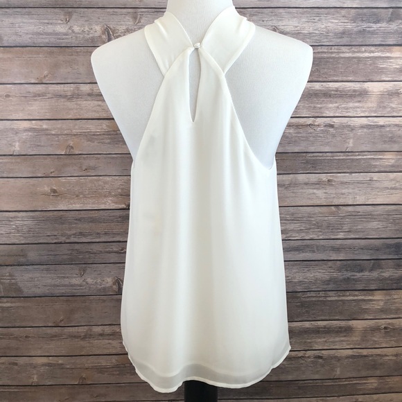 LAST ONE! Halter Summer Tank- White - Picture 5 of 5